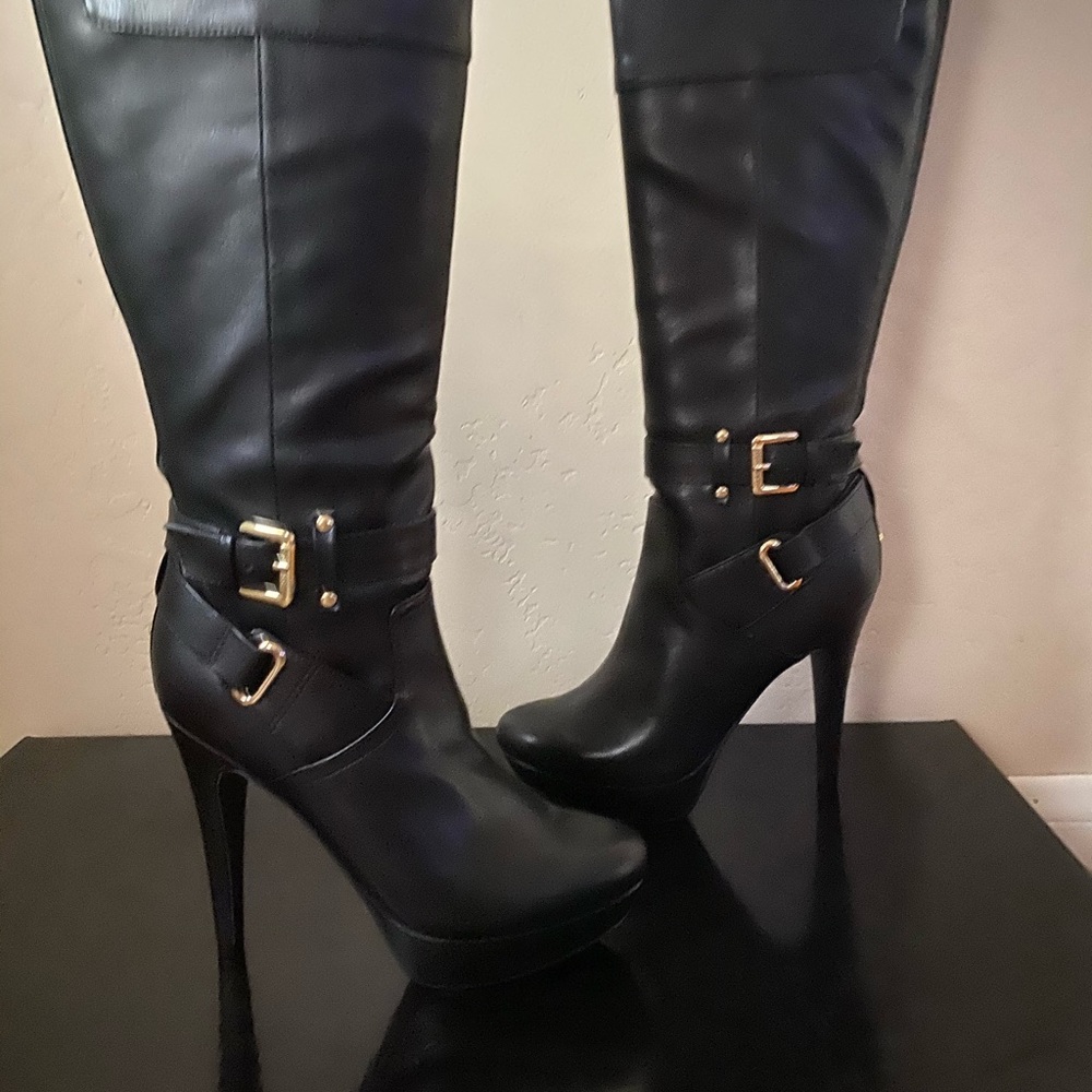COPY - Black G by Guess knee high boots